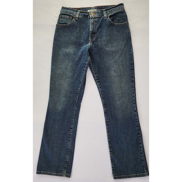 Levi's Denim - Levis Jeans Womens 8 Blue 550 Relaxed Boot Cut Mid Waist Mom Denim Pants Y2K 07